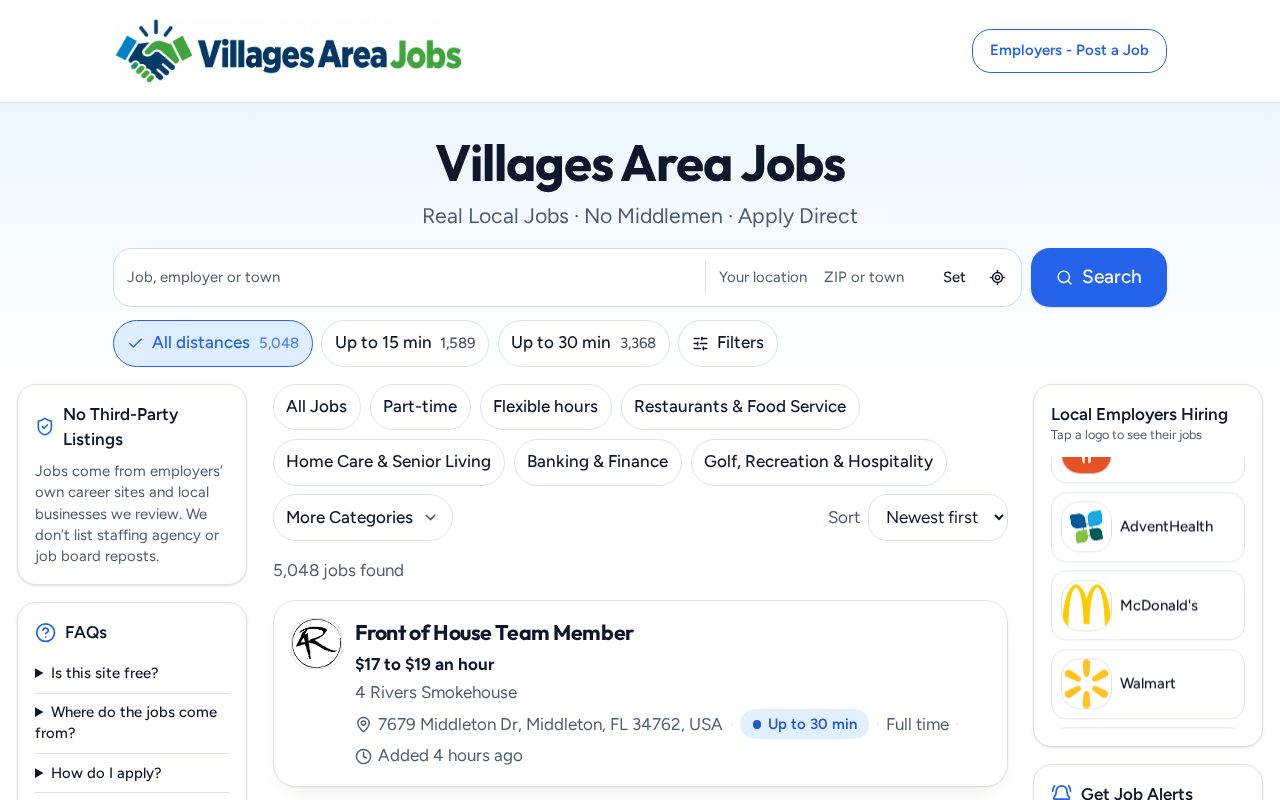 Villages Area Jobs home page